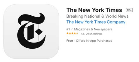 new york times iphone app